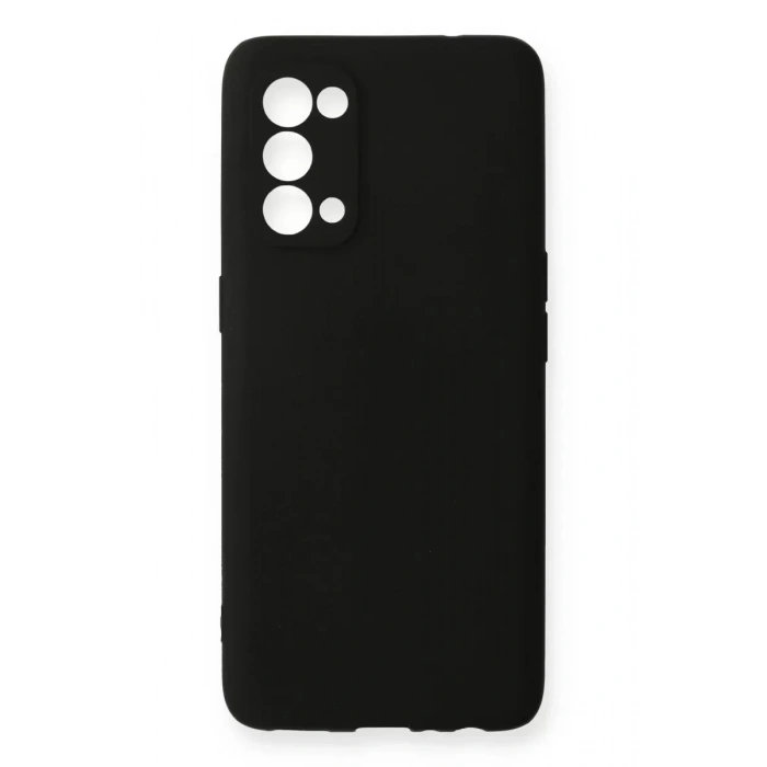 Reno 5 Pro Kılıf First Silikon - Siyah