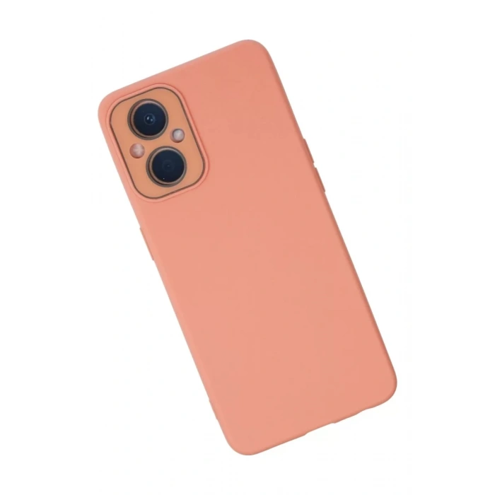 Reno 7 Lİte Kılıf Lansman Glass Kapak - Pembe