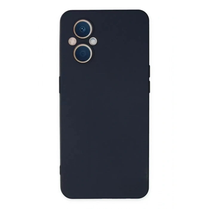 Reno 7 Lite Kılıf Nano içi Kadife Silikon - Lacivert