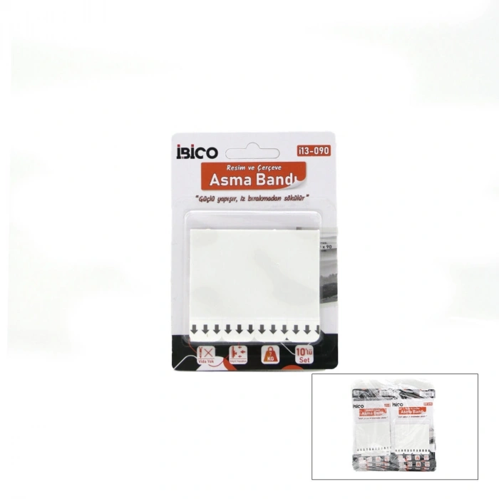Resim ve Çerçeve Asma Bandı - 10lu Paket - 7 kg Taşıma Kapasitesi