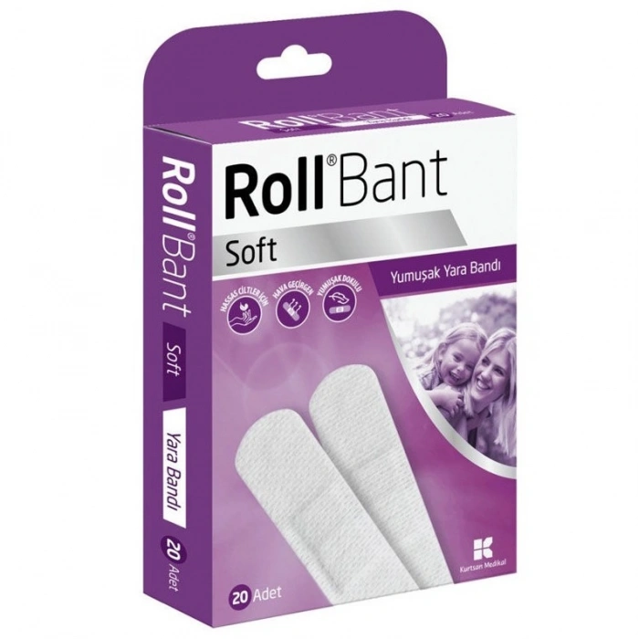 Roll Bant Soft Yara Bandı 20li