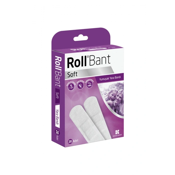 Roll Bant Soft Yara Bandı 20li
