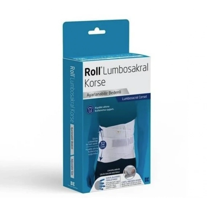 Roll Lumbosakral Korse Ayarlanabilir Bedenli 32 cm