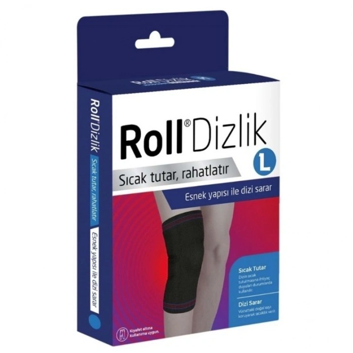 Roll Siyah Dizlik - Large