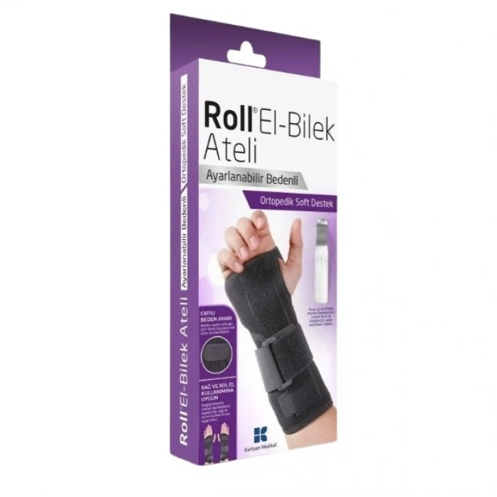 Roll Universal Başparmak Desteksiz El Bilek Ateli