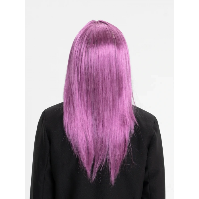 Rose Pembe Düz Kesim Peruk