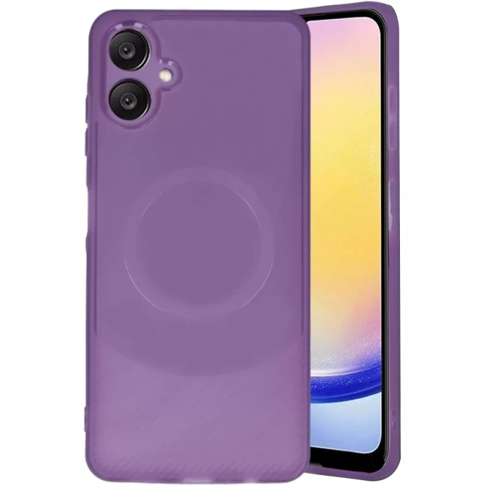 Samsung A06 Kılıf Maya Karbon Kapak - Mürdüm