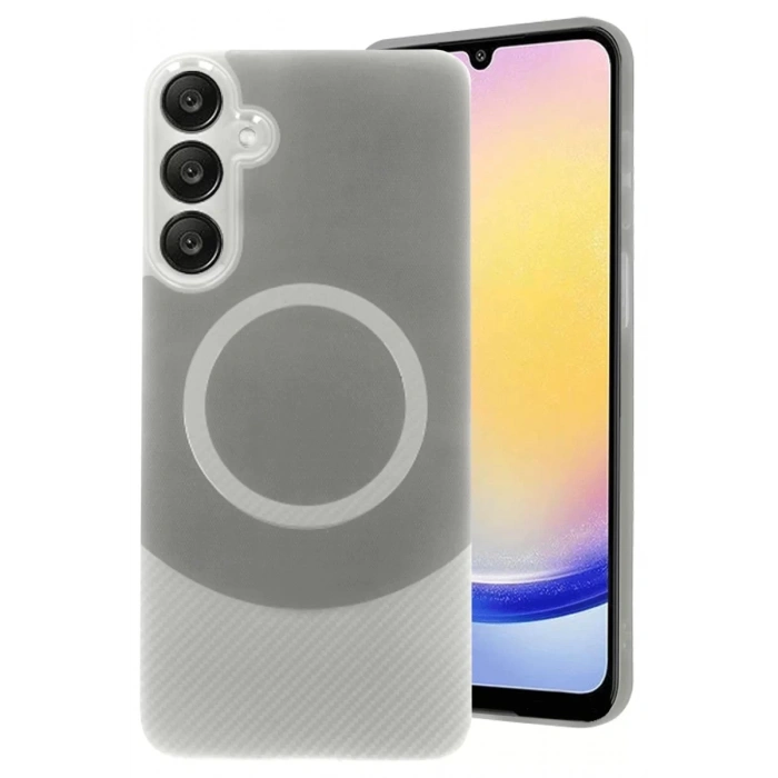 Samsung A26 Kılıf Maya Karbon Kapak - Gri