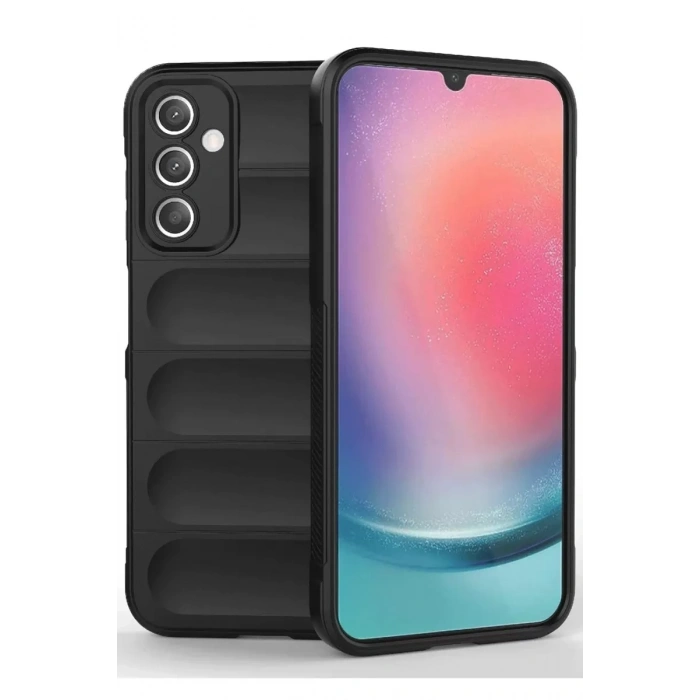Samsung A36 Kılıf Optimum Silikon - Siyah