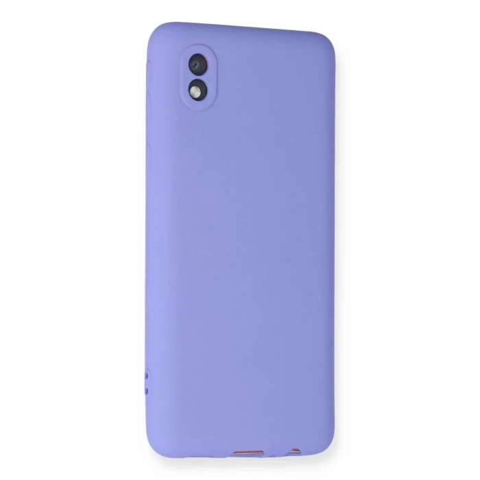 Samsung Galaxy A01 Core Kılıf First Silikon - Lila