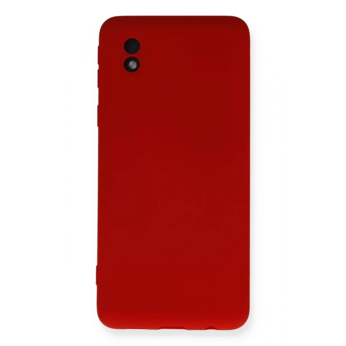 Samsung Galaxy A01 Core Kılıf Nano içi Kadife Silikon - Kırmızı