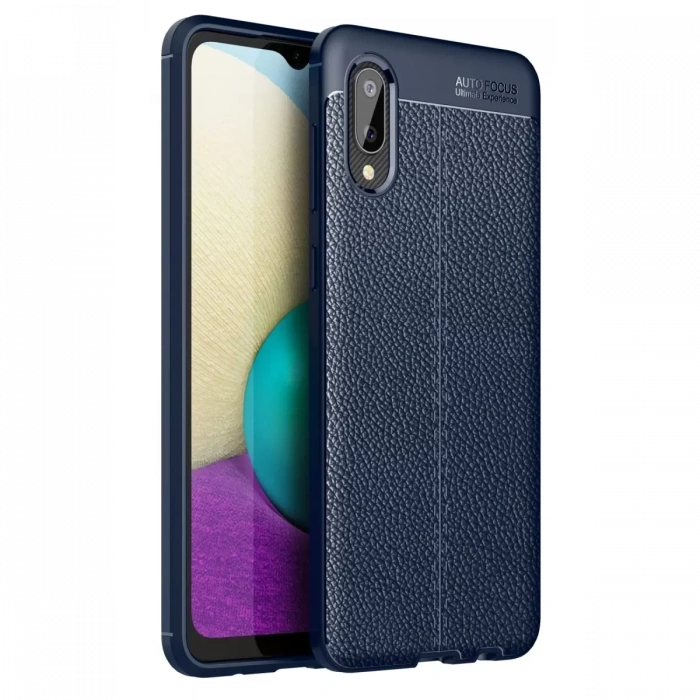 Samsung Galaxy A02 Kılıf Auto Focus Kapak - Lacivert