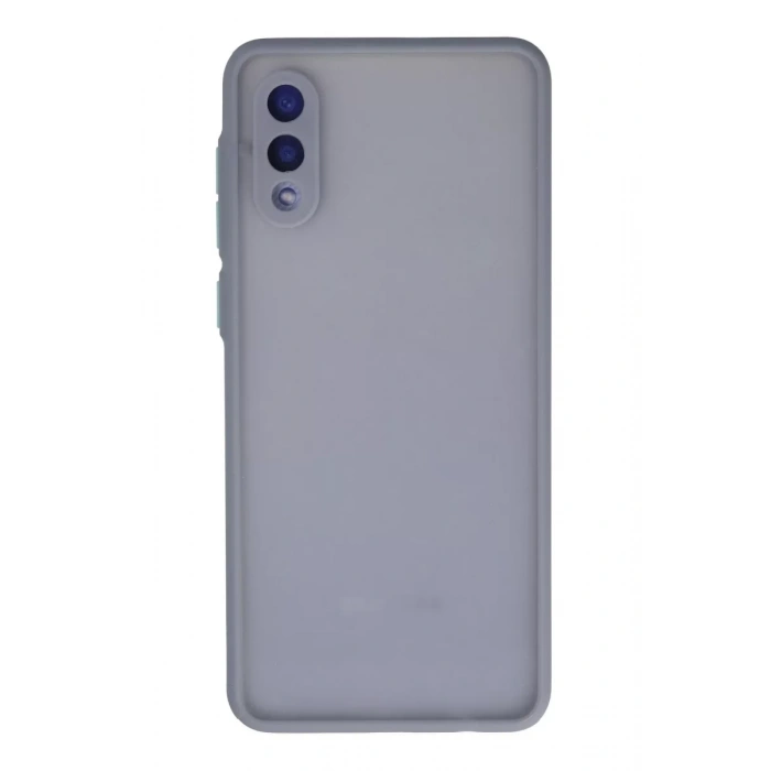 Samsung Galaxy A02 Kılıf Montreal Silikon Kapak - Gri