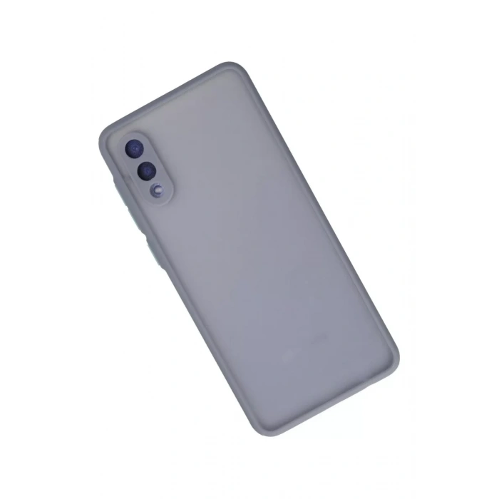 Samsung Galaxy A02 Kılıf Montreal Silikon Kapak - Gri