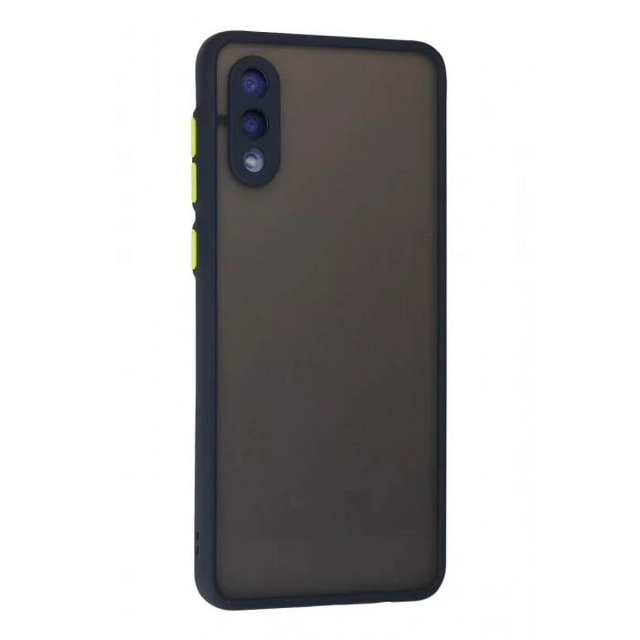 Samsung Galaxy A02 Kılıf Montreal Silikon Kapak - Lacivert