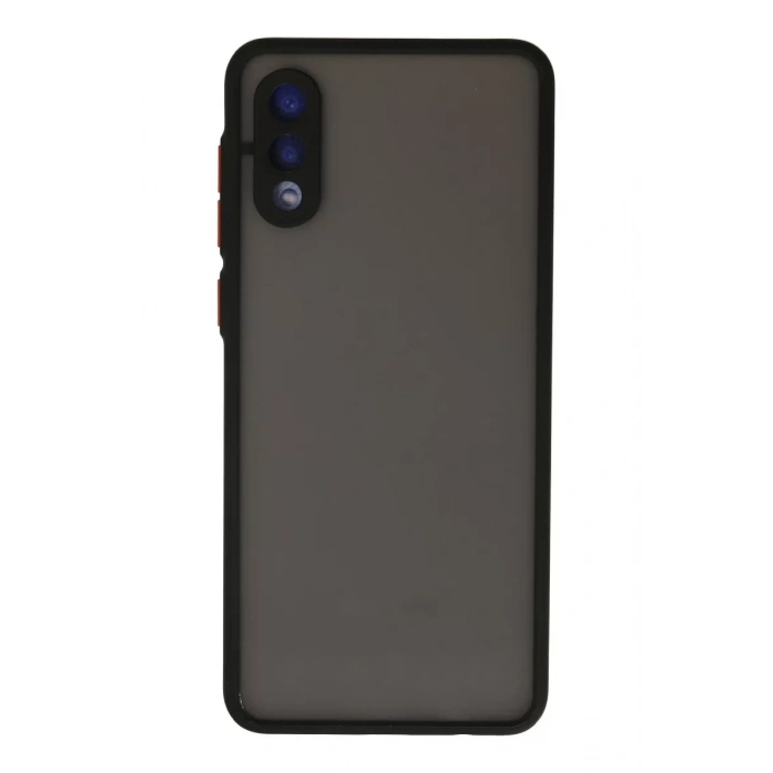 Samsung Galaxy A02 Kılıf Montreal Silikon Kapak - Siyah