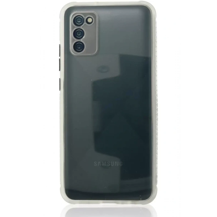 Samsung Galaxy A02S Kılıf Miami Şeffaf Silikon - Şeffaf
