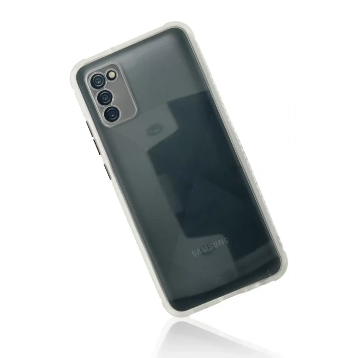 Samsung Galaxy A02S Kılıf Miami Şeffaf Silikon - Şeffaf
