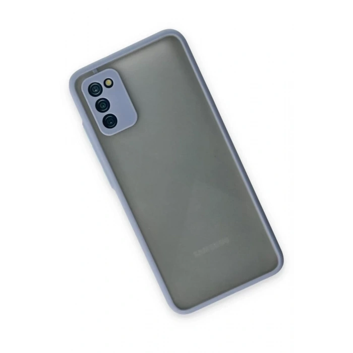 Samsung Galaxy A02S Kılıf Montreal Silikon Kapak - Gri