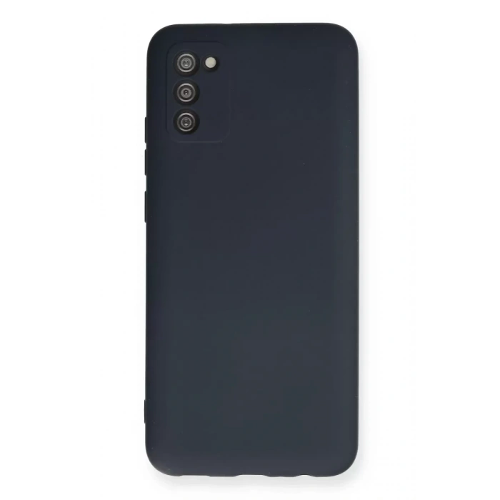 Samsung Galaxy A02S Kılıf Nano içi Kadife Silikon - Lacivert