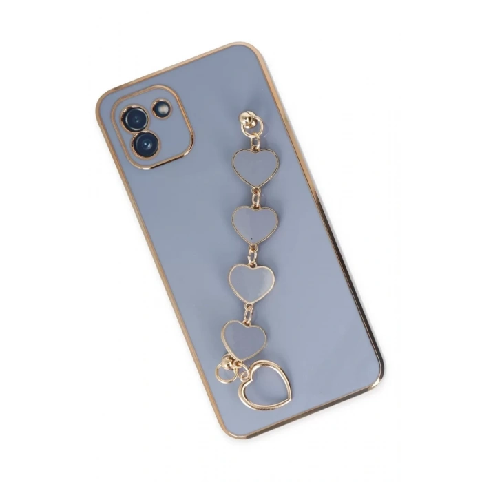 Samsung Galaxy A03 Kılıf Esila Silikon - Gri