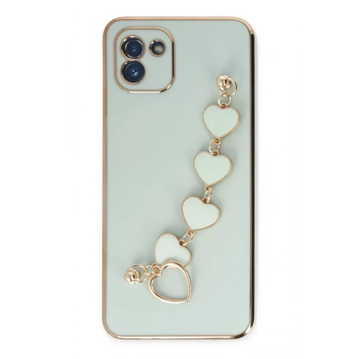 Samsung Galaxy A03 Kılıf Esila Silikon - Su Yeşili