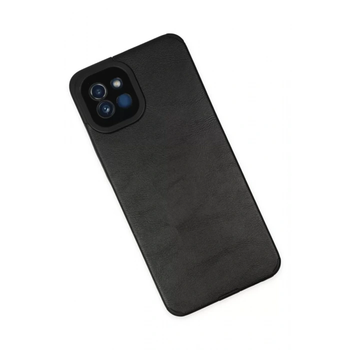 Samsung Galaxy A03 Kılıf Loop Deri Silikon - Siyah
