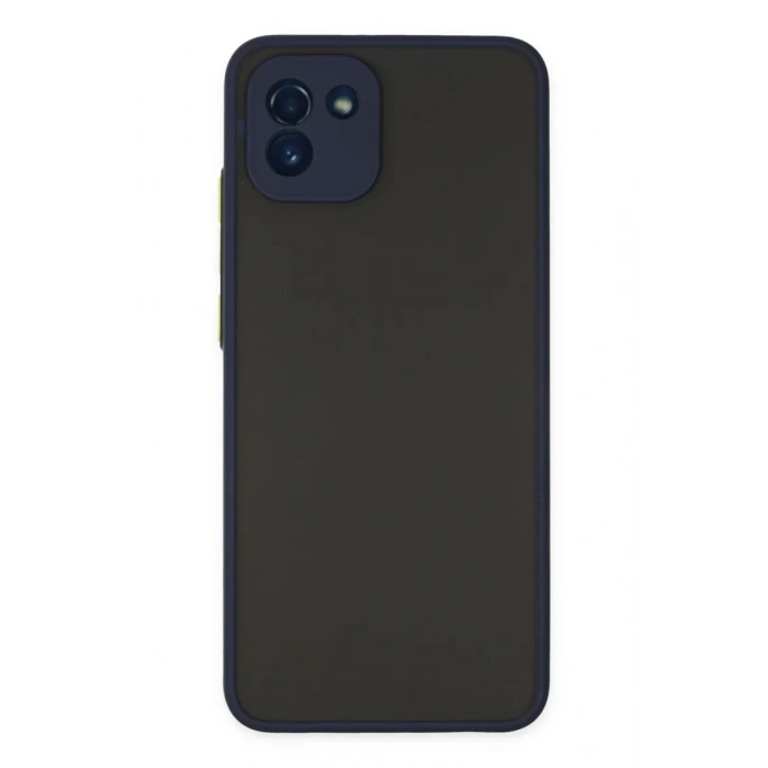 Samsung Galaxy A03 Kılıf Montreal Silikon Kapak - Lacivert