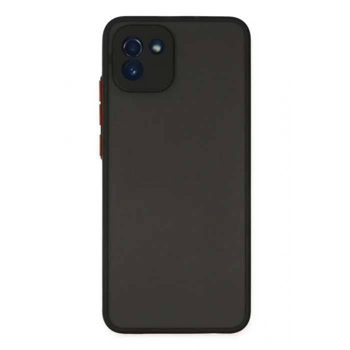 Samsung Galaxy A03 Kılıf Montreal Silikon Kapak - Siyah