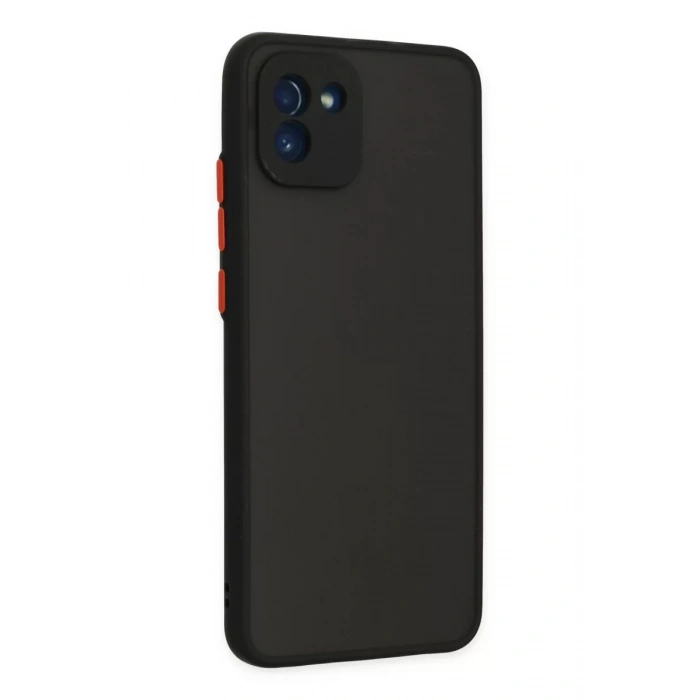 Samsung Galaxy A03 Kılıf Montreal Silikon Kapak - Siyah