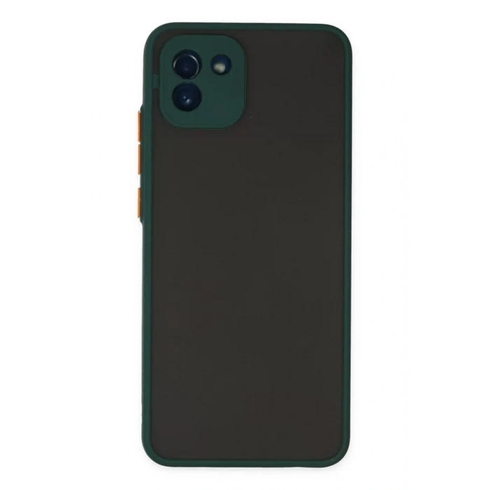 Samsung Galaxy A03 Kılıf Montreal Silikon Kapak - Yeşil