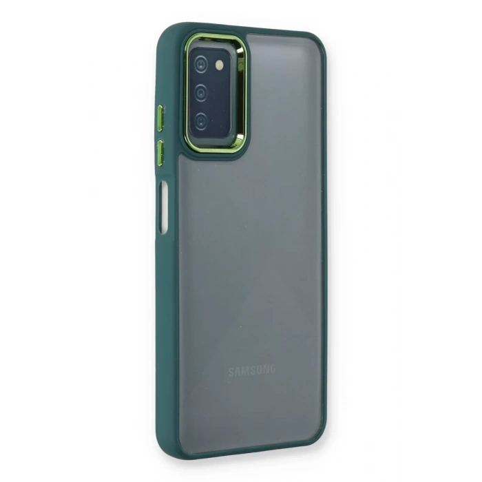 Samsung Galaxy A03S Kılıf Dora Kapak - Haki Yeşil