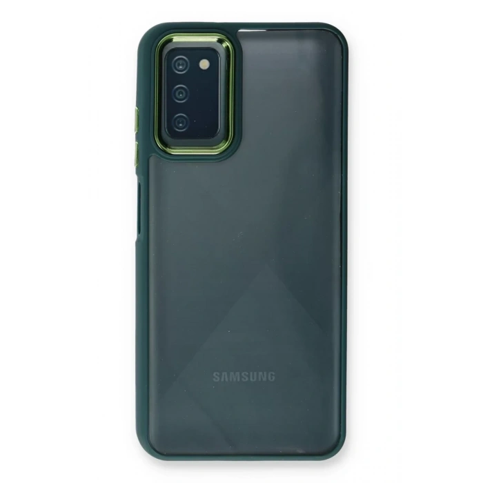 Samsung Galaxy A03S Kılıf Dora Kapak - Haki Yeşil