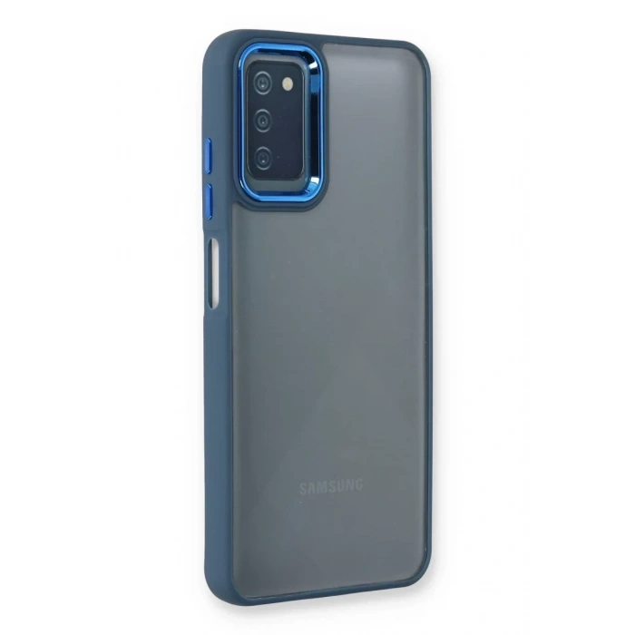 Samsung Galaxy A03S Kılıf Dora Kapak - Mavi