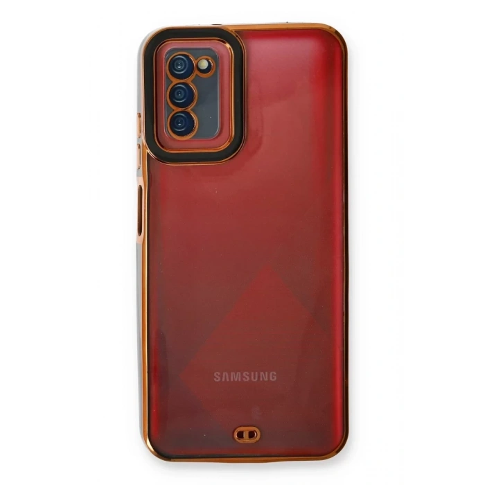Samsung Galaxy A03S Kılıf Liva Lens Silikon - Siyah