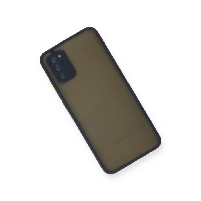 Samsung Galaxy A03S Kılıf Montreal Silikon Kapak - Lacivert