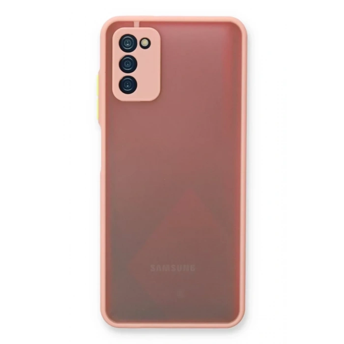 Samsung Galaxy A03S Kılıf Montreal Silikon Kapak - Pembe