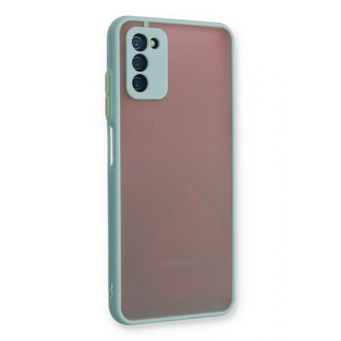 Samsung Galaxy A03S Kılıf Montreal Silikon Kapak - Turkuaz
