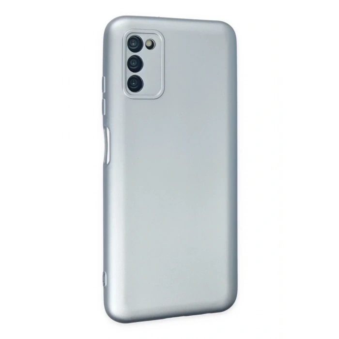 Samsung Galaxy A03S Kılıf Nano içi Kadife Silikon - Sky Blue