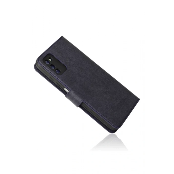 Samsung Galaxy A03S Kılıf Trend S Plus Kapaklı Kılıf - Lacivert