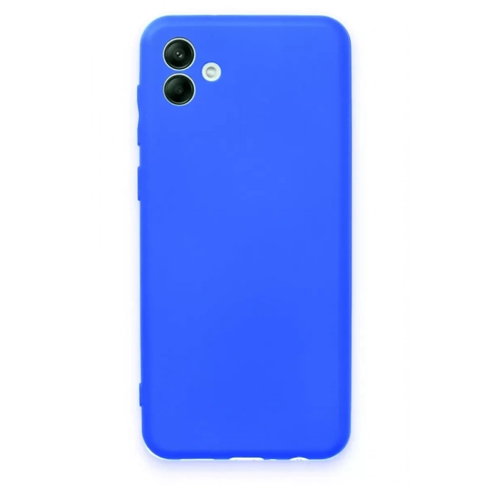 Samsung Galaxy A04 Kılıf First Silikon - Mavi