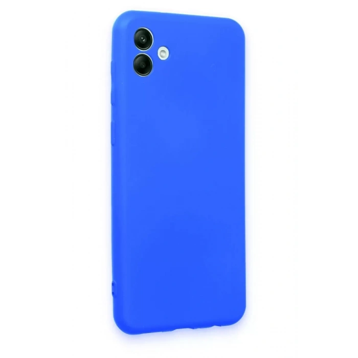 Samsung Galaxy A04 Kılıf First Silikon - Mavi