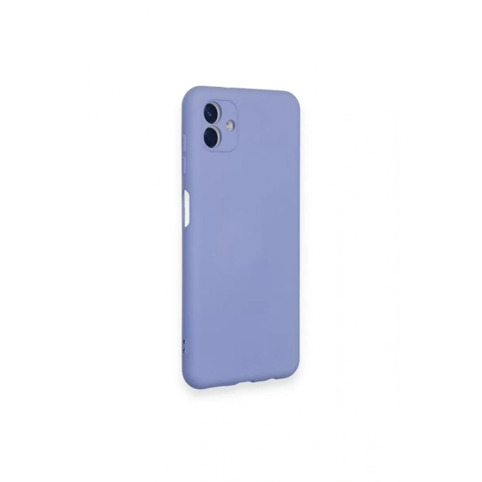 Samsung Galaxy A04 Kılıf Nano içi Kadife Silikon - Lila