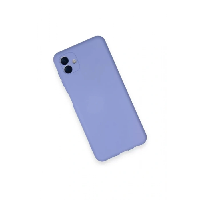 Samsung Galaxy A04 Kılıf Nano içi Kadife Silikon - Lila