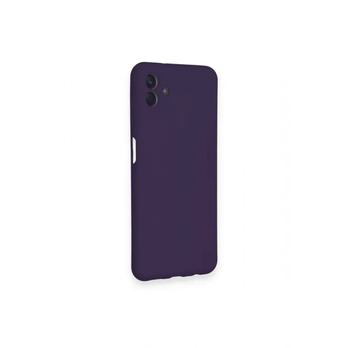 Samsung Galaxy A04 Kılıf Nano içi Kadife Silikon - Mor