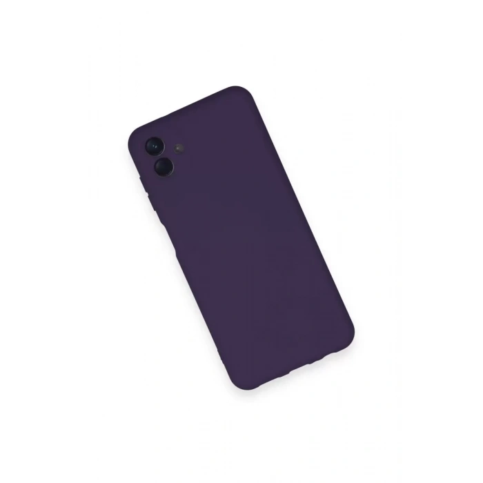 Samsung Galaxy A04 Kılıf Nano içi Kadife Silikon - Mor