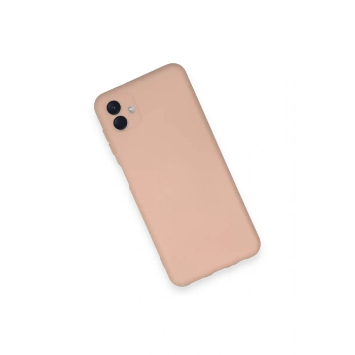 Samsung Galaxy A04 Kılıf Nano içi Kadife Silikon - Pudra
