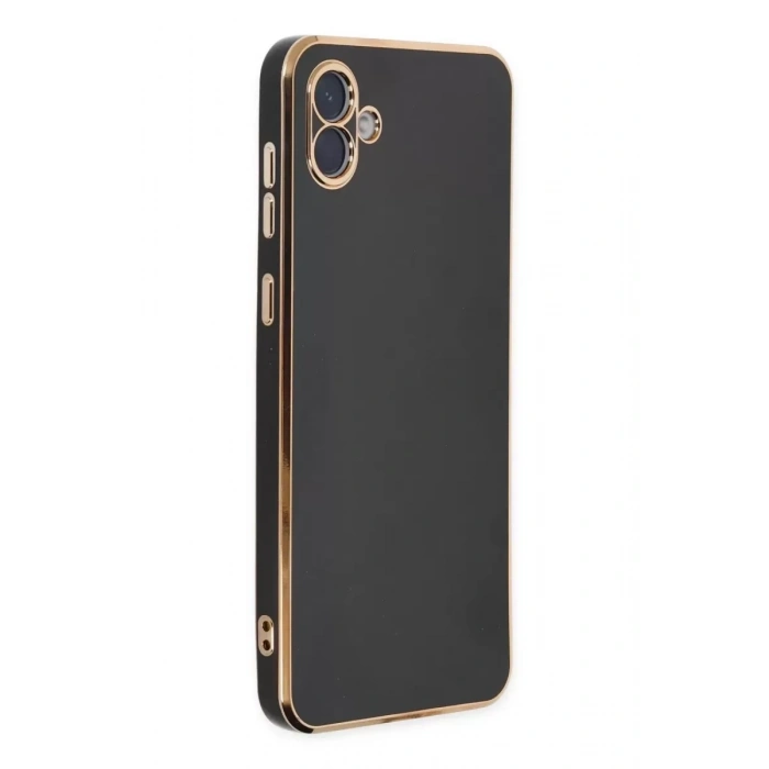Samsung Galaxy A04 Kılıf Volet Silikon - Siyah