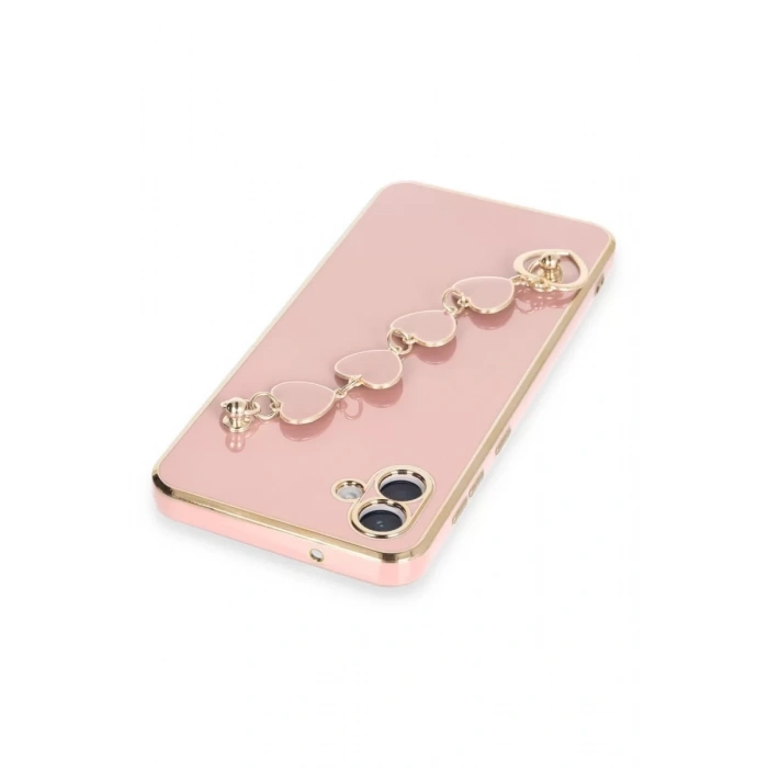 Samsung Galaxy A04E Kılıf Esila Silikon - Pudra