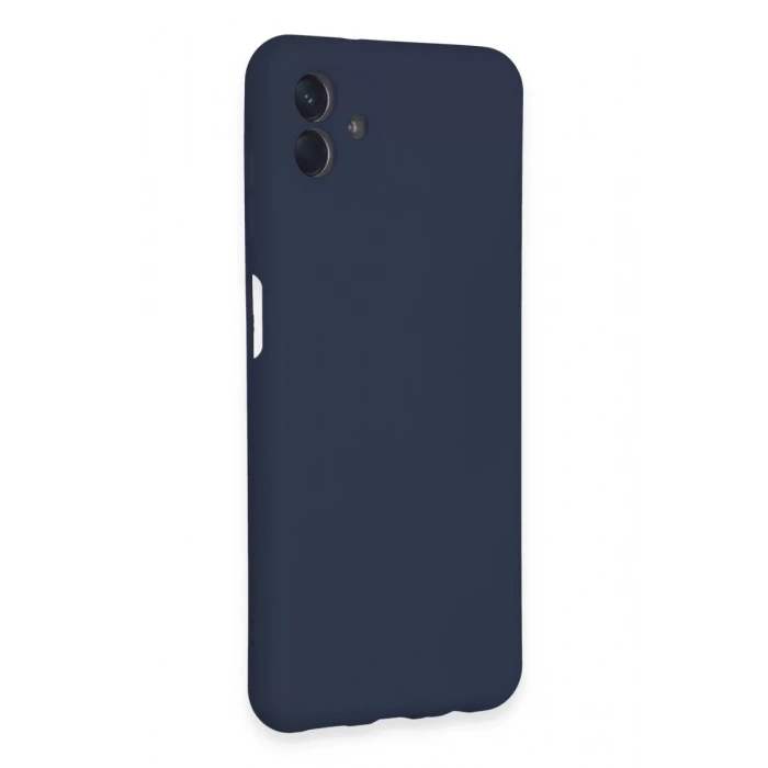 Samsung Galaxy A04E Kılıf Nano içi Kadife Silikon - Lacivert